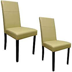   of Tiffany Cream Dining Room Chairs (Set of 2)  Overstock