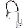 Kraus Single Lever Modern Spiral Chrome Pull out Kitchen Faucet