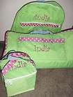 Personalized Lime Green Nap Mat Backpack Lunch box set