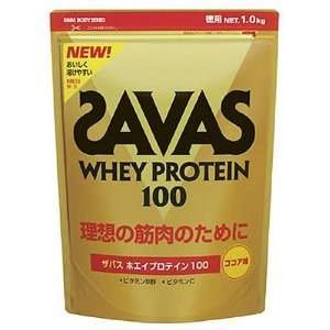  SAVAS Whey Protein 100 Cocoa flavor   1.0kg Health 
