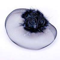   Cocktail Feather Veil Hat Hair Clip Fascinator Millinery Xmas  