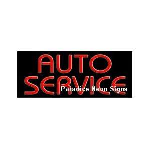  Auto Service Neon Sign 13 x 32