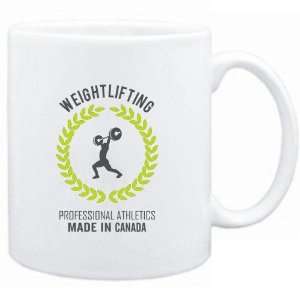   Mug White  Weightlifting MADE IN CANADA  Sports: Sports & Outdoors