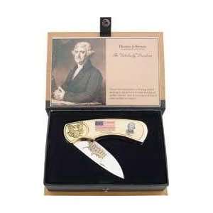  President Thomas Jefferson Collectable Pocket Knife 