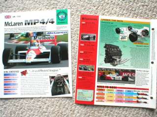 F1 FORMULA 1 F ONE RACE CAR/RACING BROCHURES Collection  