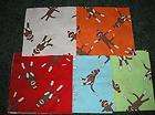 60~ 5 Sock Monkey Quilting Squares ~  in the USA 