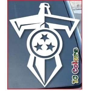   Car Window Vinyl Decal Sticker 9 Tall (Color White) 