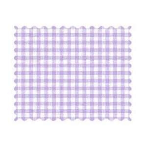    SheetWorld Pastel Lavender Gingham Woven Fabric   By The Yard Baby