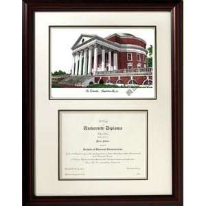  University of Virginia Scholar Diploma Frame: Sports 