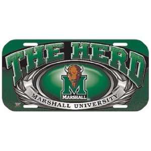   Thundering Herd High Definition License Plate: Sports & Outdoors