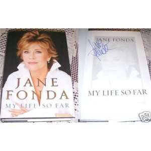  Jane Fonda Signed My Life So Far 1st Ed HC BOOK JSA 