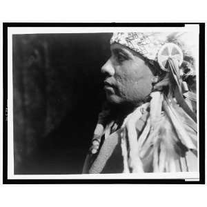 Wichita Indian Man,c1927,Edward S. Curtis,1868 1952