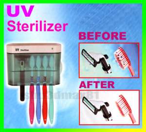 UV toothbrush sanitizer Cleaner Sterilizer Holder S1003  