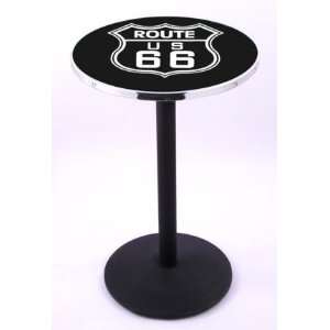 Route 66 (L214) 36 Tall Logo Pub Table by Holland Bar Stool Company 