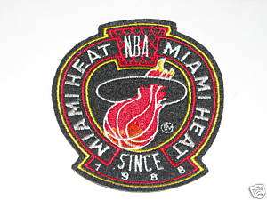 VINTAGE NBA MIAMI HEAT 3 1/2 INCH PATCH  