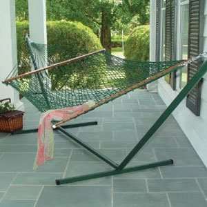 Castaway Hammocks Deluxe Green Polyester Hammock  Sports 