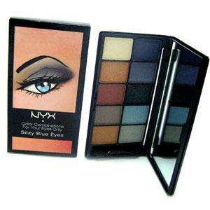 NYX 10 Color Eyeshadow Palette ESP10CECBL Blue  