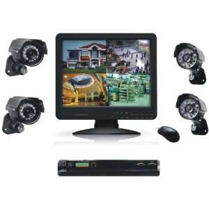  LYD Technology DVR9154A 4CH H.264 Real Time DVR 15 Inch 