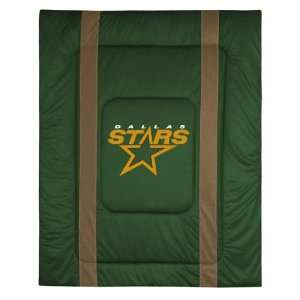 Dallas Stars Sideline Comforter   Twin Bed:  Sports 