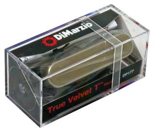 DiMarzio DP177UN True Velvet T Neck Pickup Telecaster Unplated Guitar 
