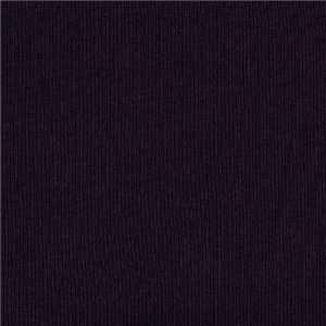  62 Wide Cotton Baby Rib Knit Aubergine Fabric By The 