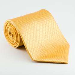 Platinum Ties Mens Yellow Sun Necktie  