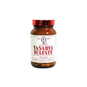  Vanadyl Sulfate with Niacin 20mg   100 caps Health 