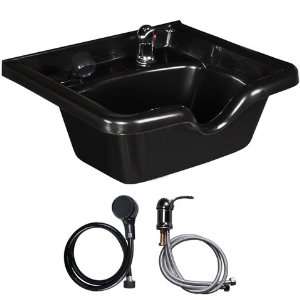  Beauty Salon Shampoo ABS Plastic Bowl Sink w/ Fixtures ABS 01: Beauty