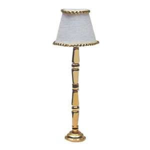  Dollhouse Miniature 1/2 Scale Spindle Base Floor Lamp 