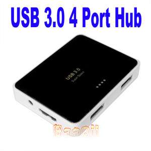 High Speed 4 Port USB 3.0 HUB 5 Gbps+ Cable for PC laptop Windows 7 