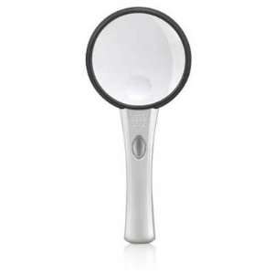  : 3X LED Lighted Hand Held Magnifier With 4X Bifocal: Office Products