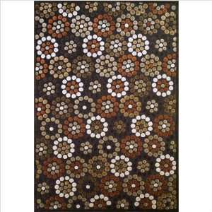  Karma Dots Brown Contemporary Rug Size: 51 x 73 Home 