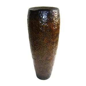   Wrought Iron Metal Planter Vase Urn Display Home Decor: Home & Kitchen