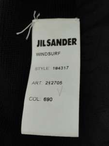 BN Jil Sander Blue Cashmere Wool Blend Long Winter Coat UK8  Timeless 