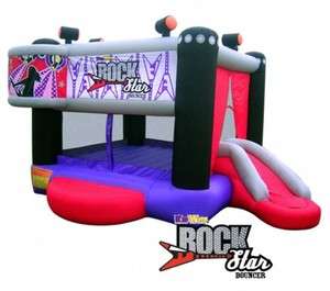 NEW ROCK STAR INFLATABLE BOUNCE HOUSE Bouncer Slide  