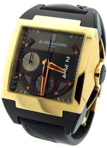   De Grisogono Power Breaker 18K Gold Chronograph Watch +Box  