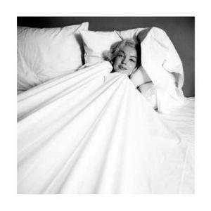  Marilyn In Bed Poster Print