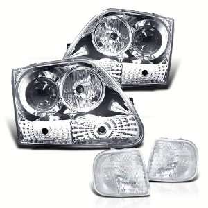  03 Ford F150 Dual Halo Projector Head Lights Brand New Left+right Set