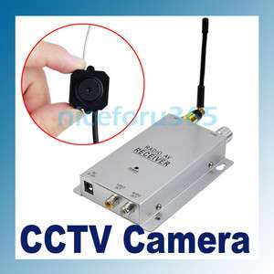 New Mini Wireless Hidden CCTV Security Video AV Color Pinhole Camera 