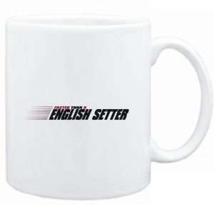   : Mug White  FASTER THAN A English Setter  Dogs: Sports & Outdoors