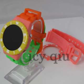   LED Digital Watches / Jelly Silicone Mirror Sports / New Cool Gift #P0