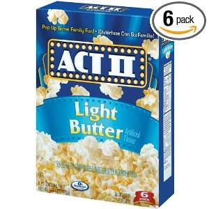 Act II Popcorn, Light Butter, 2.9 Ounce Grocery & Gourmet Food
