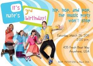   BAND Birthday Party Invitation   5 Designs   New and Old Marina  