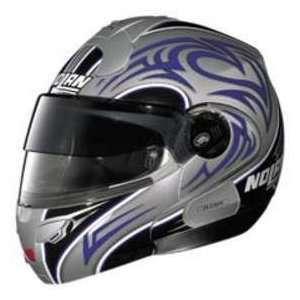  NOLAN N102 SECRET PLAT_BLU MD MOTORCYCLE Full Face Helmet 