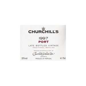  2002 Churchills Late Bottled Vintage Port 750ml Grocery 