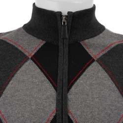 Cullen Mens Cashmere Blend 1/4 zip Mock neck Sweater  Overstock
