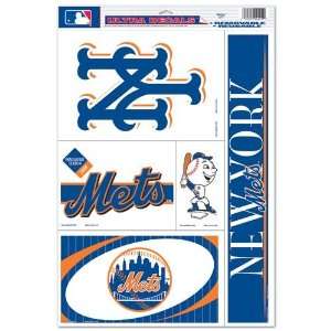   New York Mets Decal Sheet Car Window Stickers Cling