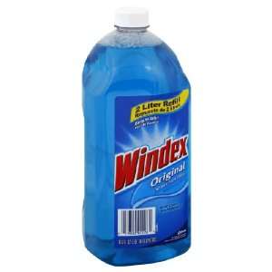Windex Glass Cleaner Refill, Original, 67.6 oz (Pack of 6)  