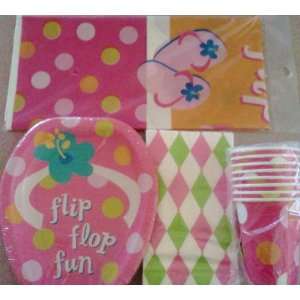 com Summer Party Package Standard Kit ~ Flip Flop Fun Theme ~ Dinner 