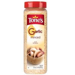 Tones Minced Garlic   23 oz. shaker (4 Pack)  Grocery 